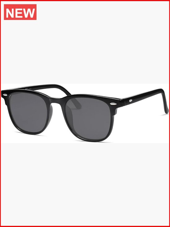 Retro Vintage Square Polarized Sunglasses UV Protection TR90 Frame main image 4
